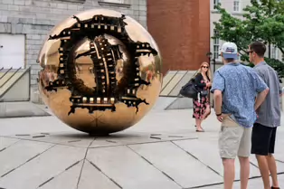 SPHERE WITHIN SPHERE AT THE EAVAN BOLAND LIBRARY [TRINITY COLLEGE DUBLIN]-253327-1