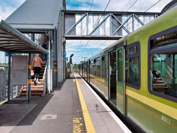 CLONTARF ROAD RAILWAY STATION The current Clontarf Road station was opened on 1 September 1997. This is a newer station, replacing the original...