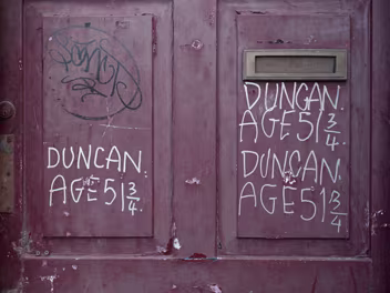 SO WHO IS DUNCAN Early in the year I investigated graffiti by 'Duncan Aged 51 3/4 and basically got nowhere. Today I came across another...