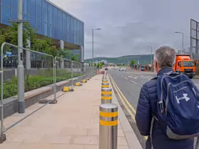 GROSVENOR STREET AND THE IMPACT OF BELFAST GRAND CENTRAL STATION [PHOTOGRAPHED MAY 2025]-251867-1