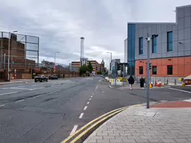 GROSVENOR STREET AND THE IMPACT OF BELFAST GRAND CENTRAL STATION [PHOTOGRAPHED MAY 2025]-251876-1