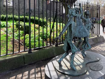 THE PEACE PARK IN 2023 The park occupies the site of Dublin's old Tholsel, a significant building from the Norman invasion until its demolition...