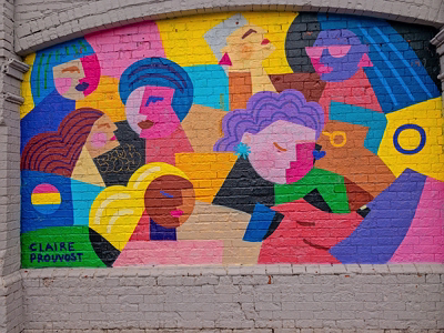 MURALS BY CLAIRE PROUVOST AT TARA STREET DART STATION [HALLOWEEN 2024]-244265-1