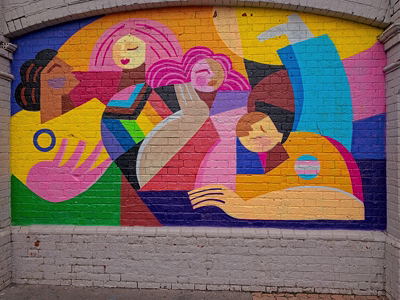 MURALS BY CLAIRE PROUVOST AT TARA STREET DART STATION [HALLOWEEN 2024]-244267-1