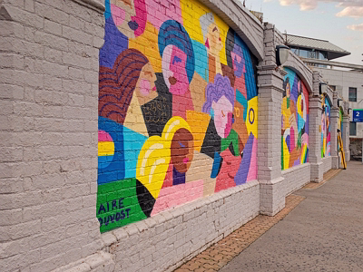 MURALS BY CLAIRE PROUVOST AT TARA STREET DART STATION [HALLOWEEN 2024]-244272-1