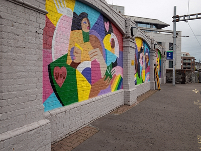 MURALS BY CLAIRE PROUVOST AT TARA STREET DART STATION [HALLOWEEN 2024]-244273-1