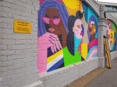 MURALS BY CLAIRE PROUVOST AT TARA STREET DART STATION [HALLOWEEN 2024]-244274-1
