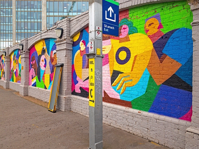 MURALS BY CLAIRE PROUVOST AT TARA STREET DART STATION [HALLOWEEN 2024]-244276-1