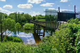 THE BLACK BLACK BRIDGE AT PLASSEY [WAS DERELICT WHEN I FIRST PHOTOGRAPHED IT]-233872-1 SONY DSC