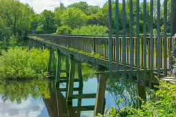 THE BLACK BLACK BRIDGE AT PLASSEY [WAS DERELICT WHEN I FIRST PHOTOGRAPHED IT]-233873-1 SONY DSC