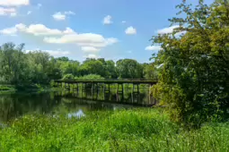 THE BLACK BLACK BRIDGE AT PLASSEY [WAS DERELICT WHEN I FIRST PHOTOGRAPHED IT]-233874-1