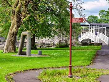 SYLVESTER O'HALLORAN FOOTBRIDGE The Sylvester O'Halloran Footbridge, spanning the Abbey River in Limerick, Ireland, is more than just a pedestrian...