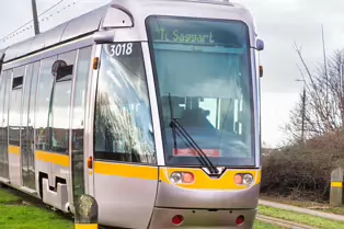 EXPLORING A UNIQUE SECTION OF THE LUAS RED LINE [THE GRASS SECTION BETWEEN THE SUIR ROAD STOP AND THE RIALTO STOP]-247785-1