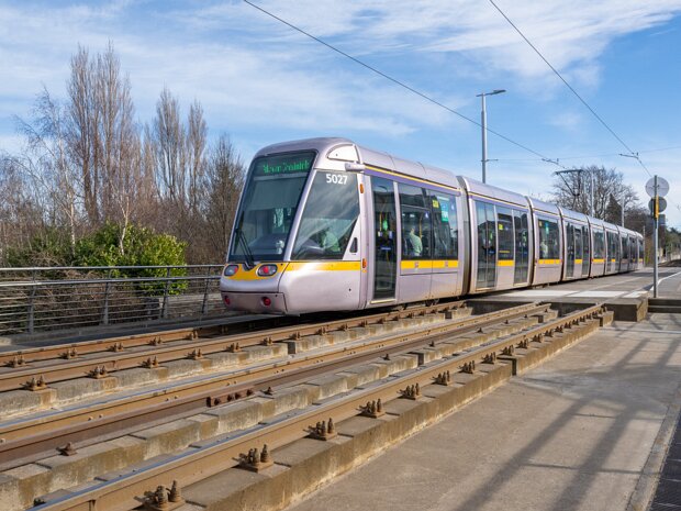 DUNDRUM TRAM STOP AND SUSPENSION BRIDGE