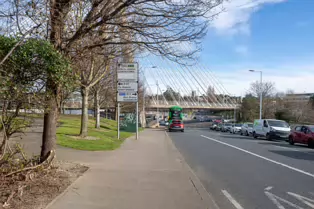 DUNDRUM LUAS TRAM STOP AND THE WILLIAM DARGAN SUSPENSION BRIDGE [4 MARCH 2025]-248360-1