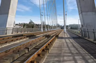 DUNDRUM LUAS TRAM STOP AND THE WILLIAM DARGAN SUSPENSION BRIDGE [4 MARCH 2025]-248366-1