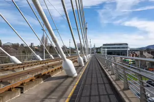 DUNDRUM LUAS TRAM STOP AND THE WILLIAM DARGAN SUSPENSION BRIDGE [4 MARCH 2025]-248368-1