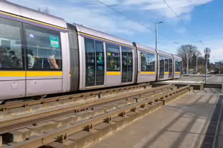 DUNDRUM LUAS TRAM STOP AND THE WILLIAM DARGAN SUSPENSION BRIDGE [4 MARCH 2025]-248375-1