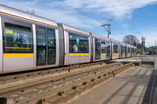 DUNDRUM LUAS TRAM STOP AND THE WILLIAM DARGAN SUSPENSION BRIDGE [4 MARCH 2025]-248376-1