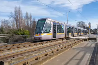 DUNDRUM LUAS TRAM STOP AND THE WILLIAM DARGAN SUSPENSION BRIDGE [4 MARCH 2025]-248378-1