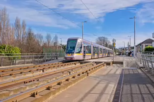 DUNDRUM LUAS TRAM STOP AND THE WILLIAM DARGAN SUSPENSION BRIDGE [4 MARCH 2025]-248379-1