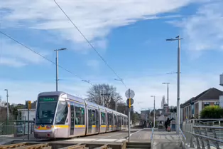 DUNDRUM LUAS TRAM STOP AND THE WILLIAM DARGAN SUSPENSION BRIDGE [4 MARCH 2025]-248380-1