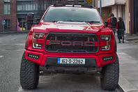 LARGE RED FORD
