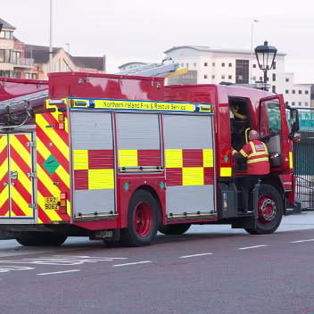 VOLVO FIRE ENGINE The Volvo FM-330 SRT SRP (Specialist Rescue Pump) with registration number ERZ-9062, built by Browns, and call sign...