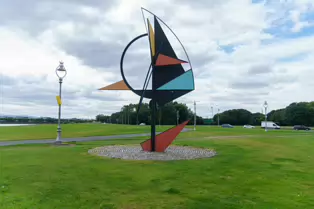 WIND SAIL SCULPTURE BY EAMON O’DOHERTY [ALFIE BYRNE ROAD CLONTARF]-244441-1