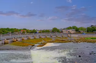 THE SALMON WEIR IN GALWAY [PHOTOGRAPHED JULY 2019]-247486-1