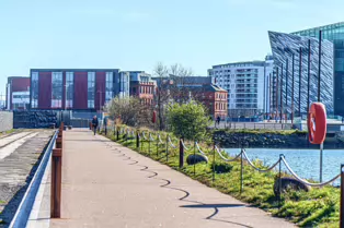 VICTORIA WHARF THE TITANIC WALKWAY [BELFAST MARCH 2019]-247469-1