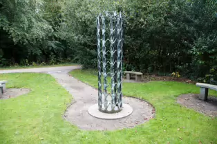 ANN MULROONEY'S BRONZE MONUMENT TO MISSING PERSONS [KILKENNY CASTLE PARK]-245479-1