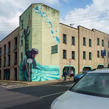 FISHERMEN MURAL A local, self appoint, historian told me that Anne Street is named after Anne of Cleves, the fourth wife of King Henry...
