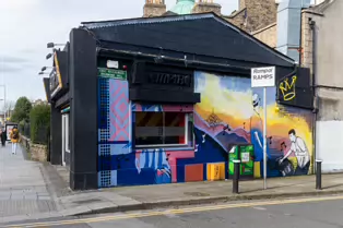 THE NEW EMPIRE RESTAURANT USUALLY FEATURES SOME MURALS [RICHMOND HILL RATHMINES]-247497-1