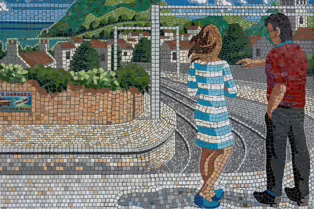 THE MURALS AND MOSAICS AT BRAY DALY TRAIN STATION [PHOTOGRAPHED 7 MAY 2025]-250717-1