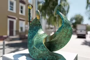 RHYTHM AND RHYME BY SANDRA BELL [A SCULPTURAL ODE TO IRISH CONTINUITY AND PEACE IN DUNDALK]-251451
