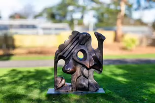 SEPIAN BLUE BY NASSER AZAM 24 FEBRUARY 2025 [ORIGINALLY LOCATED AT THE MAIN ENTRANCE TO THE BOTANIC GARDENS]-247985-1