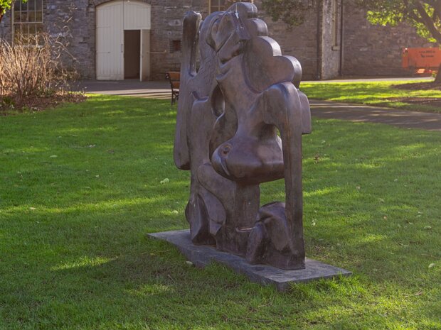 SEPIAN BLUE BY NASSER AZAM Located within the landscape of the National Botanic Gardens in Dublin, "Sepian Blue" stands as a captivating testament...