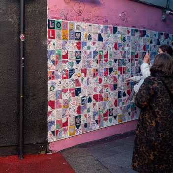 MISSING TILES AT CRAMPTON COURT Sadly, the tiles are being stolen and defaced with graffiti-style signatures and comments. Is this the new target for...