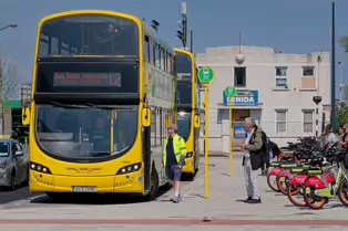 BRAY DALY STATION IN NOW A MINI TRANSPORT HUB [7 MAY 2025]-250691-1