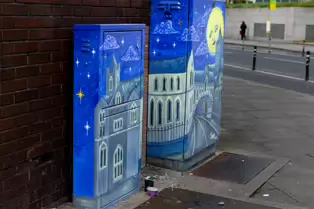 FULL MOON AT CHRIST CHURCH [PAINT-A-BOX BY SARA MANEIRO REY]-249560-1