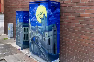 FULL MOON AT CHRIST CHURCH [PAINT-A-BOX BY SARA MANEIRO REY]-249562-1