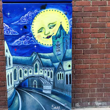 FULL MOON Magical new artwork ‘Full Moon’ by Spanish artist Sara Maneiro Rey
