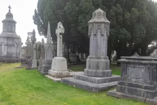THE SECONDARY CIRCLE OF VAULTS [GLASNEVIN CEMETERY IN DUBLIN]-247921-1