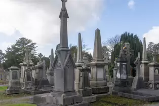 THE SECONDARY CIRCLE OF VAULTS [GLASNEVIN CEMETERY IN DUBLIN]-247925-1