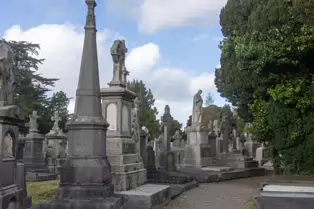 THE SECONDARY CIRCLE OF VAULTS [GLASNEVIN CEMETERY IN DUBLIN]-247927-1