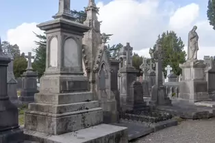 THE SECONDARY CIRCLE OF VAULTS [GLASNEVIN CEMETERY IN DUBLIN]-247928-1
