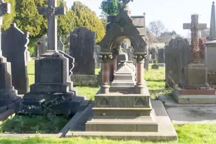 THE SECONDARY CIRCLE OF VAULTS [GLASNEVIN CEMETERY IN DUBLIN]-247933-1