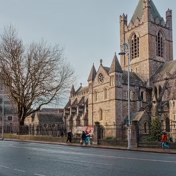 CHRIST CHURCH CATHEDRAL Dublin, despite being the capital city of Ireland, a predominantly Catholic country, is notable for having two...