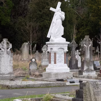 DEANSGREEN CEMETERY Deansgrange Cemetery, located in the suburban area of Deansgrange in Dún Laoghaire–Rathdown, County Dublin, Ireland, is...